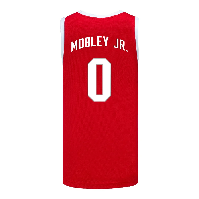 Ohio State Buckeyes Nike Basketball Student Athlete #0 John Mobley Jr. Scarlet Jersey