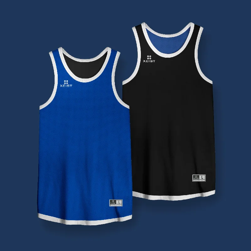 LiteOneX Reversible Jersey: Blue & Black