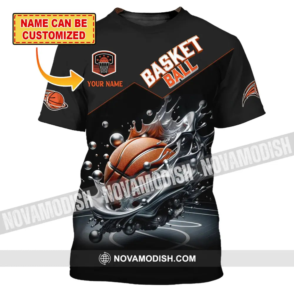 Unisex Shirt, Custom Name Basketball Shirt, Basketball Club Uniform, Basketball T-Shirt