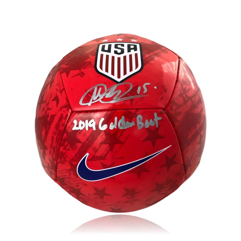 Megan Rapinoe Signed USA Womens Soccer Ball Inscribed "Golden Boot" COA LOJO USWNT World Cup