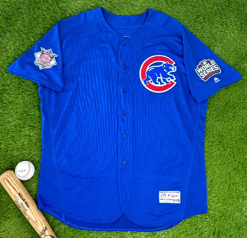 Chicago Cubs Anthony Rizzo 2016 World Series MLB Baseball Jersey (56/XXXL)