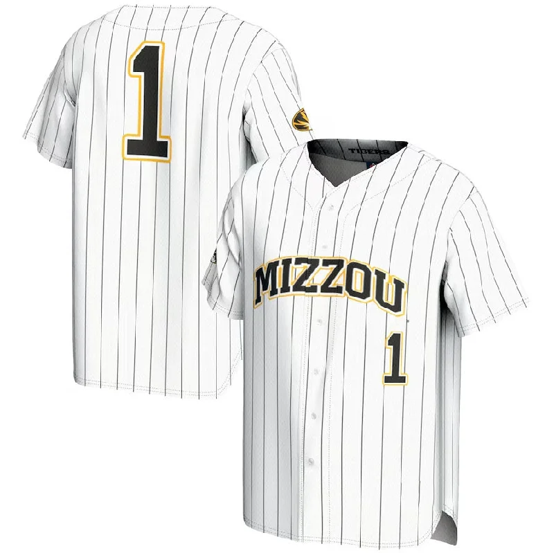 #1 M.Tigers GameDay Greats Lightweight Baseball Jersey - White American College Jerseys