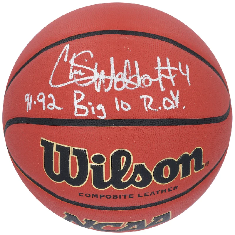 Chris Webber Michigan Wolverines Signed Wilson Indoor/Outdoor Basketball  (Fanatics)