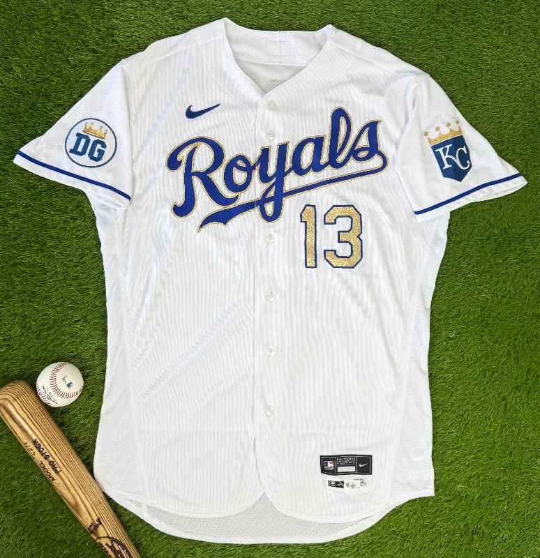 Kansas City Royals 2020 Salvador Perez Gold Trimmed Alternate MLB Baseball Jersey (48/XL)