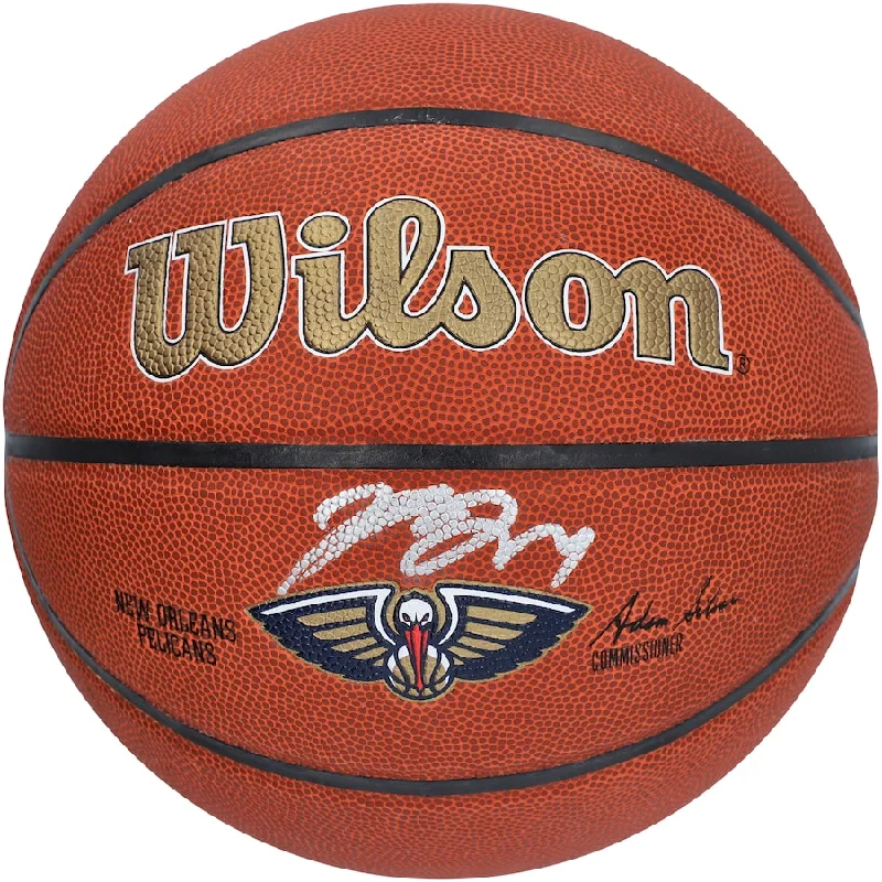 Brandon Ingram Signed New Orleans Pelicans Wilson Team Logo Basketball (Fanatics)