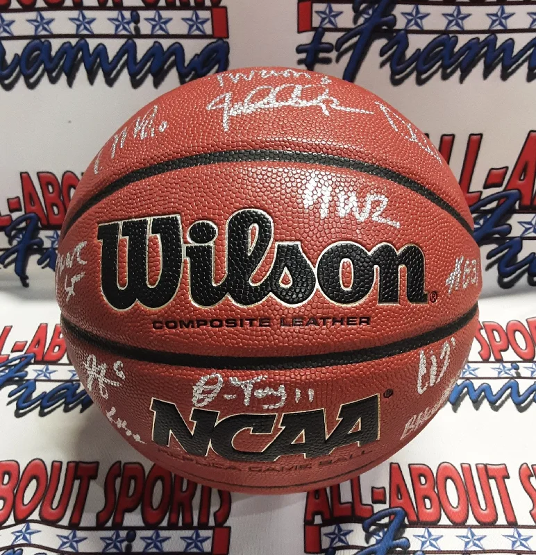 John Calipari,Daimion Collins, Tyty Washington, Davion Mintz, Jacob Toppin, Dontaie Allen, Keion Brooks Jr., CJ Fedrick, Kellan Grady, Bryce Hopkins, Lance Ware, and Sahvir Wheeler Authentic Signed Basketball Autographed Beckett-