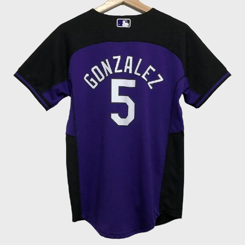 Carlos Gonzalez Colorado Rockies Jersey Youth L