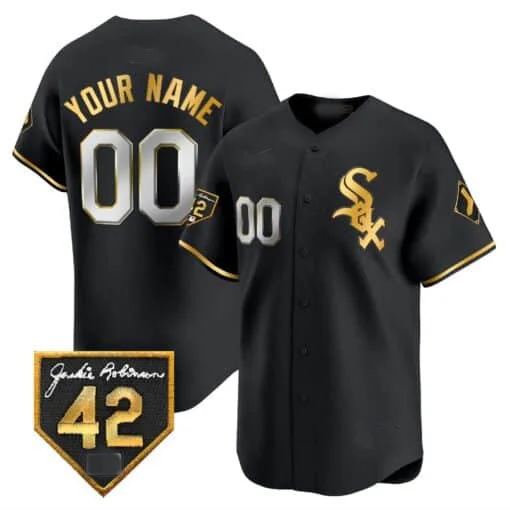 Custom Chicago White Sox 2024 Jackie Robinson Patch Vapor Premier Limited– All Stitched Baseball Jersey