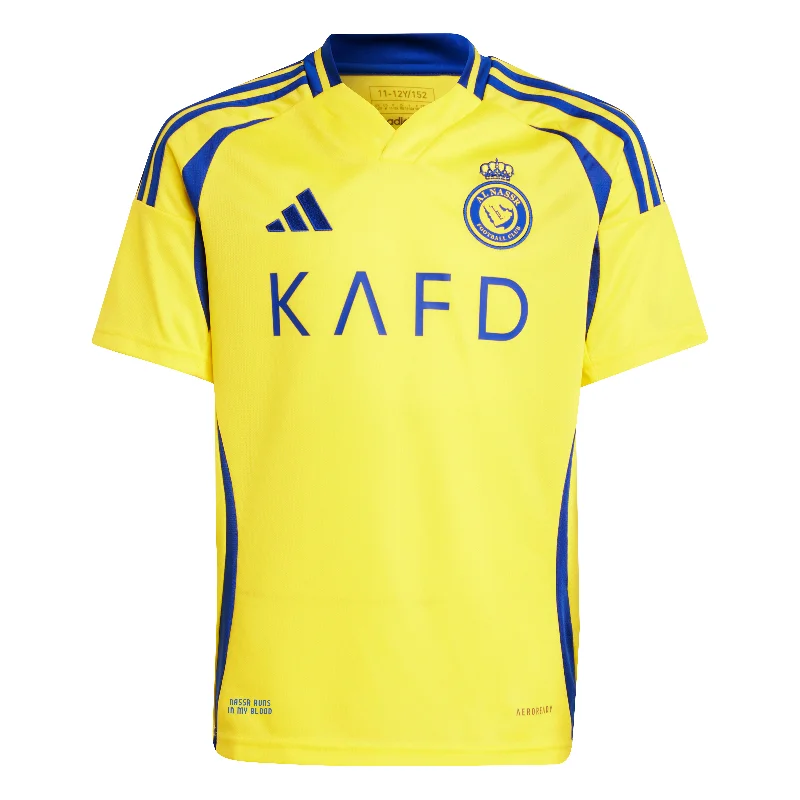 Adidas Al Nassr FC Youth 2024/25 Home Ronaldo Jersey