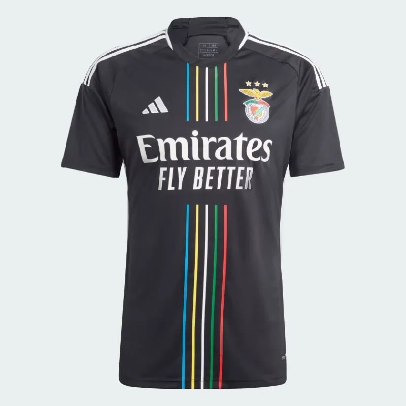 Adidas Men's S.L. Benfica Away Jersey 23/24-Black