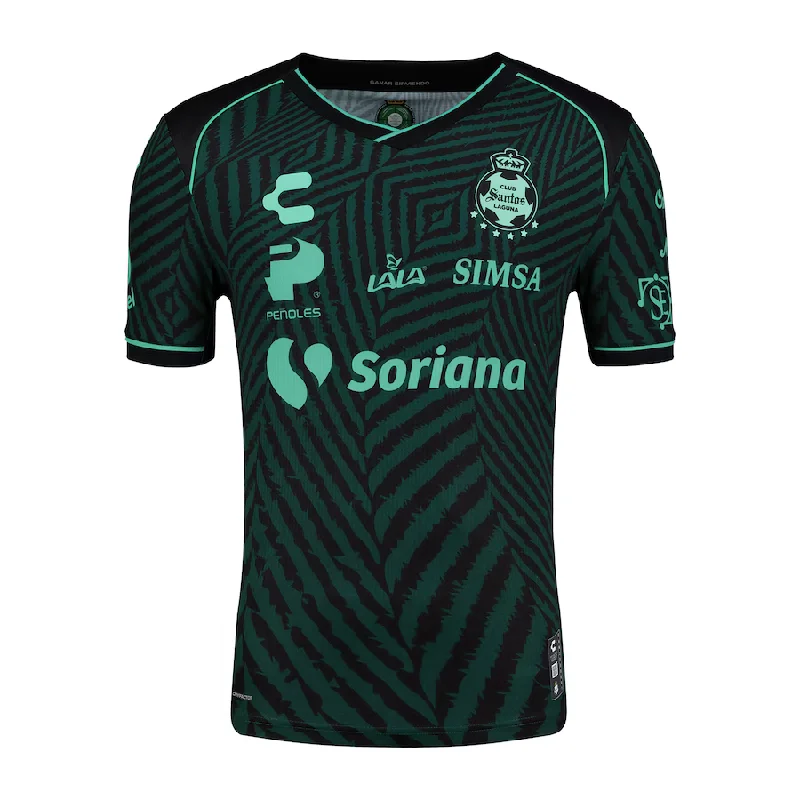 Charly Men's Santos Laguna Away Stadium Authentic Jersey 24/25