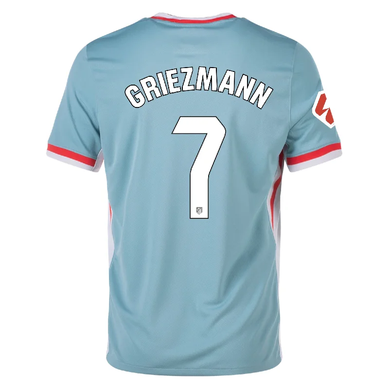 Nike Atletico Madrid Antoinne Griezmann Away Jersey w/ La Liga Patch 24/25 (Cannon/Phantom/Light Crimson)