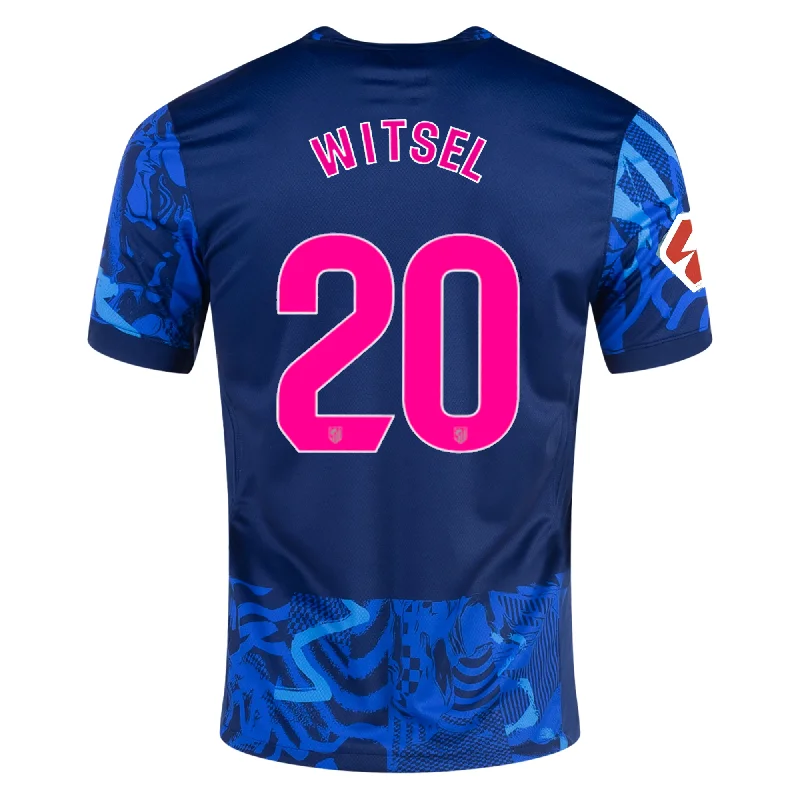 Nike Atletico Madrid Axel Witsel Third Jersey w/ La Liga Patch 24/25 (Blue Void/Pink Glow)