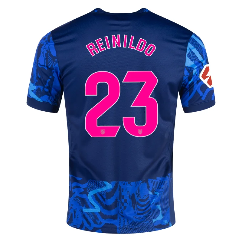 Nike Atletico Madrid Renlido Third Jersey w/ La Liga Patch 24/25 (Blue Void/Pink Glow)