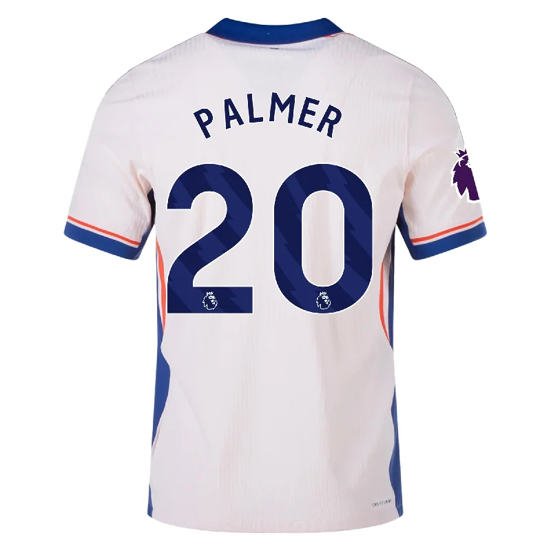 Nike Chelsea Authentic Cole Palmer Away Jersey w/ EPL Patch 24/25 (Guava Ice/Rush Blue)