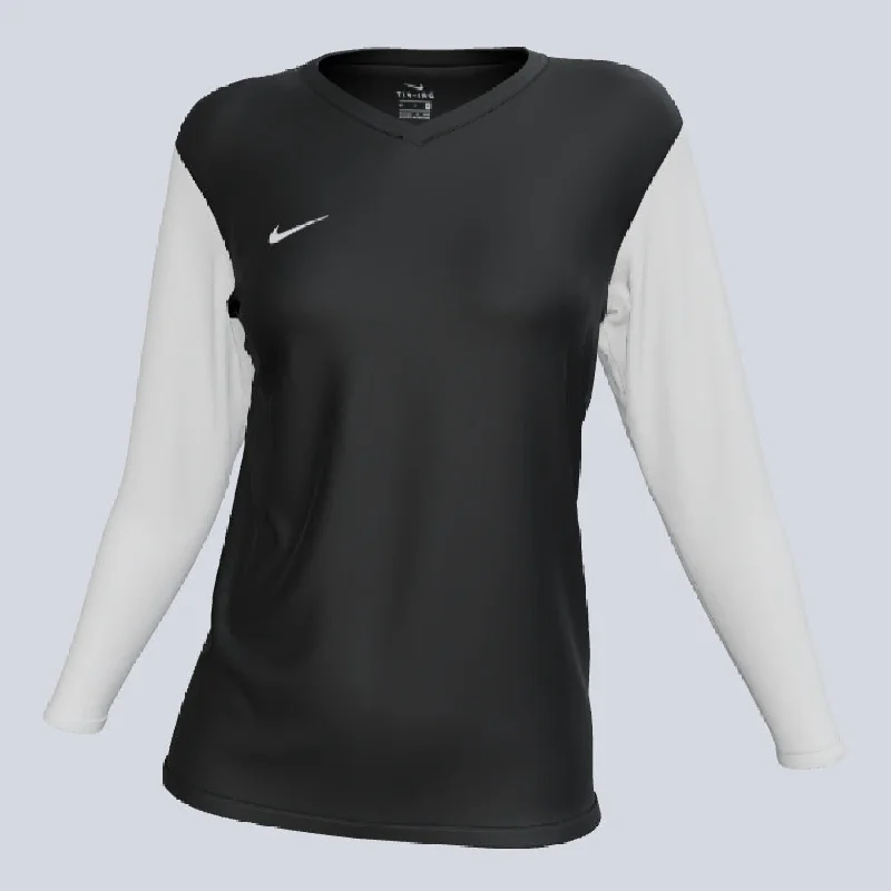 NIKE Women's Dri-Fit LS Tiempo Premier II Jersey