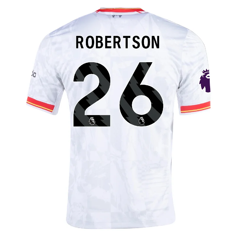 Nike Liverpool Andy Robertson Third Jersey w/ EPL Patch 24/25 (White/Pure Platinum)