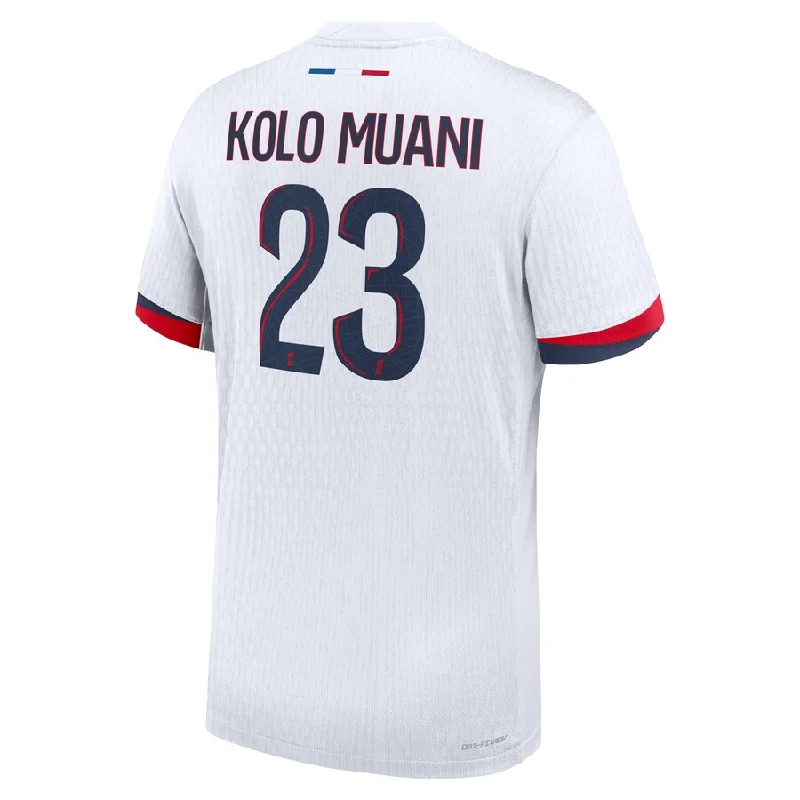 Nike Paris Saint-Germain Authentic Kolo Muani Away Jersey 24/25 (White/Midnight Navy)