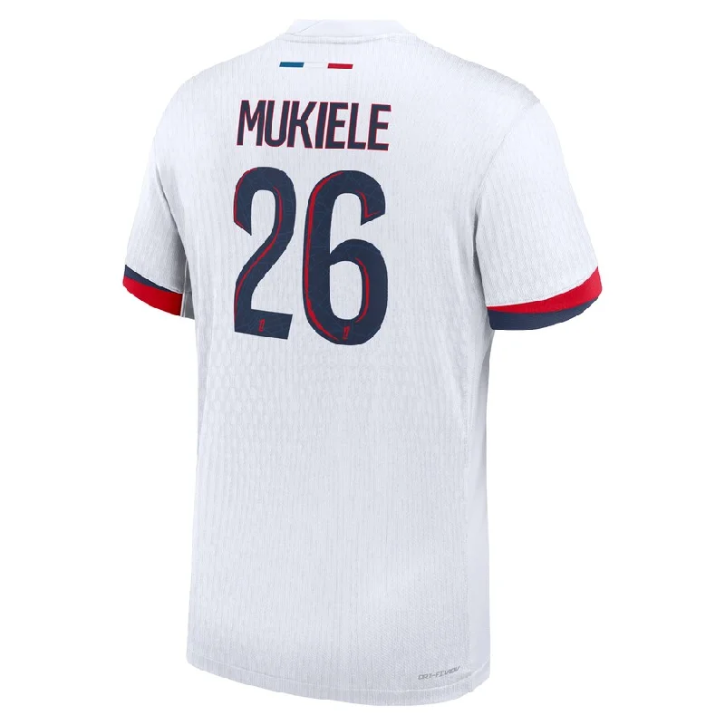 Nike Paris Saint-Germain Authentic Nordi Mukiele Away Jersey 24/25 (White/Midnight Navy)