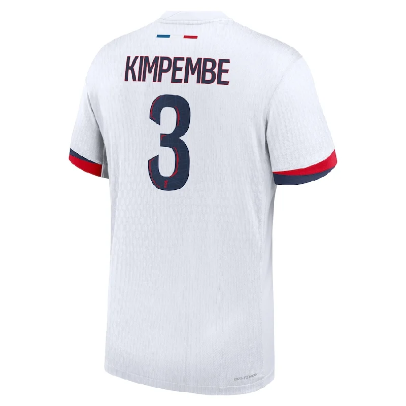 Nike Paris Saint-Germain Authentic Presnel Kimpembe Away Jersey 24/25 (White/Midnight Navy)