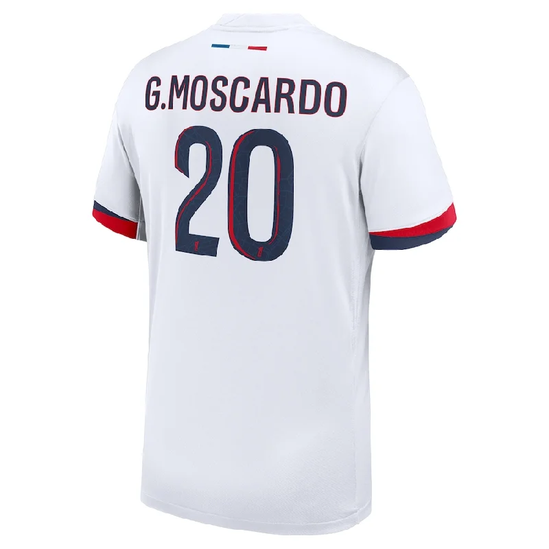 Nike Paris Saint-Germain Gabriel Moscardo Away Jersey 24/25 (White/Midnight Navy)