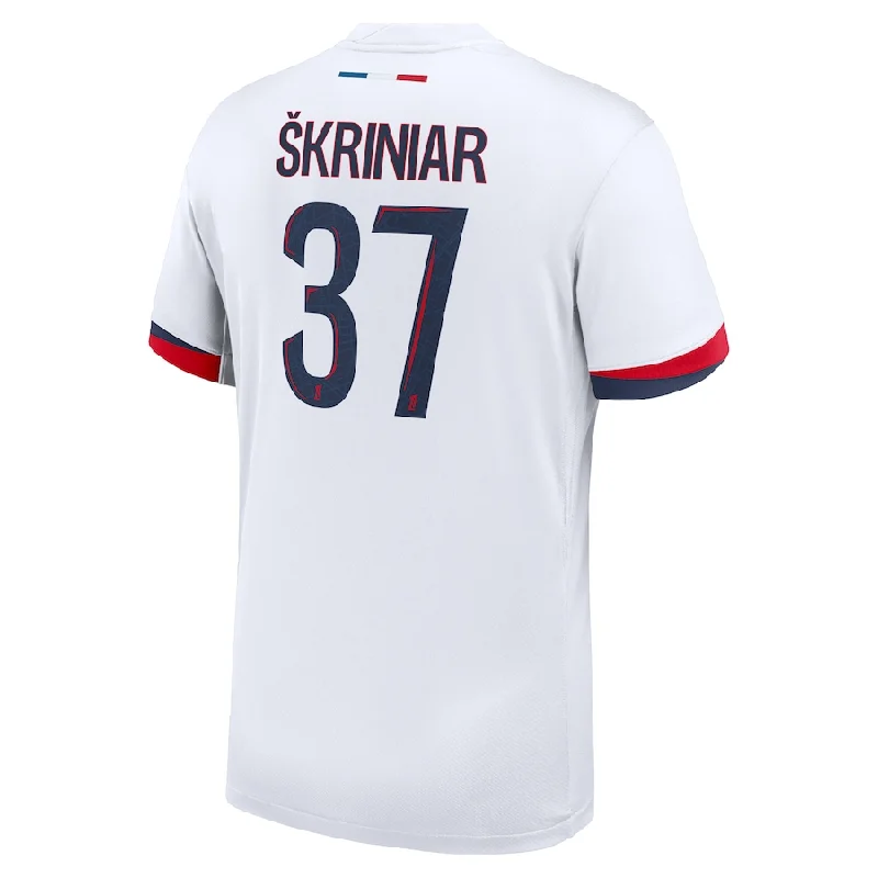 Nike Paris Saint-Germain Milan Škriniar Away Jersey 24/25 (White/Midnight Navy)