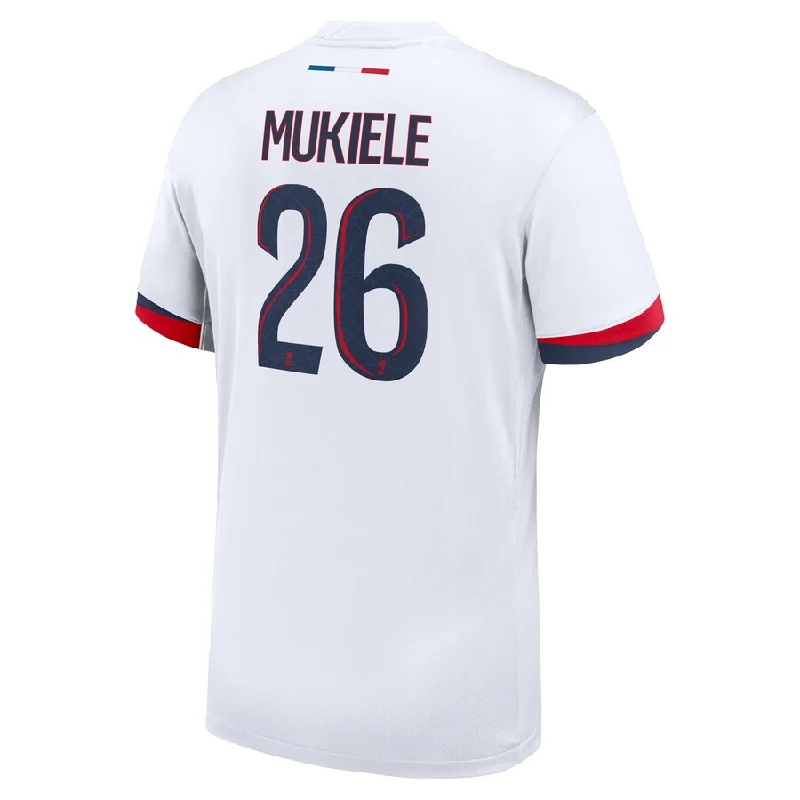 Nike Paris Saint-Germain Nordi Mukiele Away Jersey 24/25 (White/Midnight Navy)