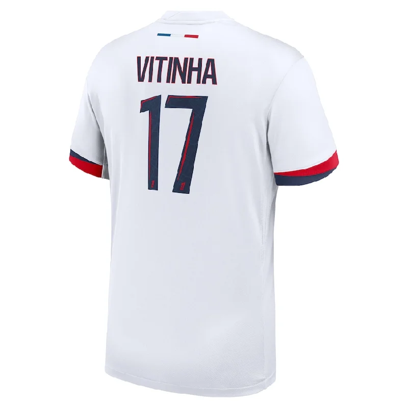 Nike Paris Saint-Germain Vitinha Away Jersey 24/25 (White/Midnight Navy)