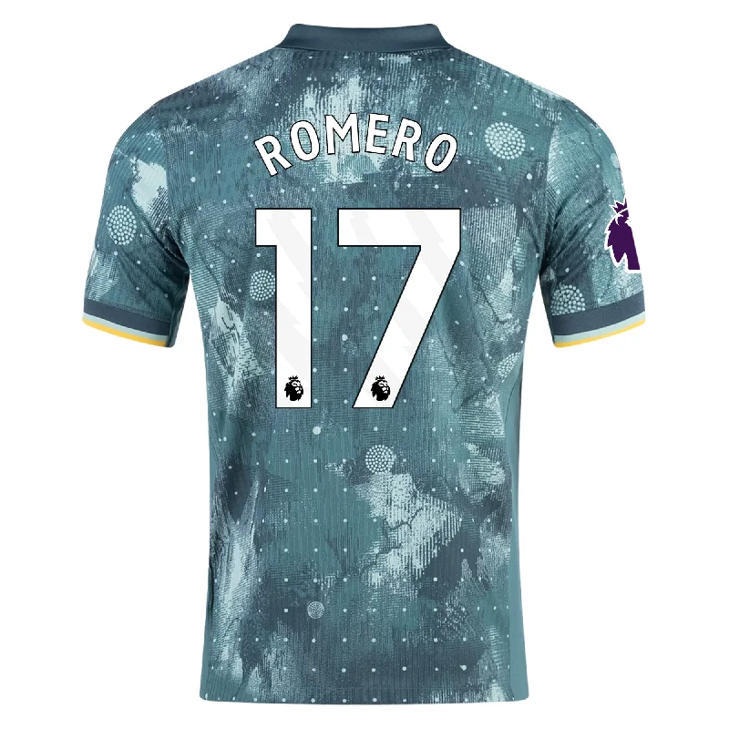 Nike Tottenham Christian Romero Third Jersey w/ EPL Patch 24/25 (Enamel Green/Bicoastal)