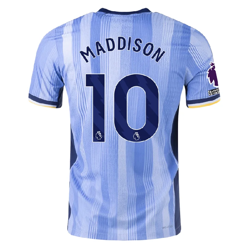 Nike Tottenham James Maddison Authentic Away Jersey w/ EPL + No Room For Racism Patches 24/25 (Cobalt Bliss/Binary Blue)