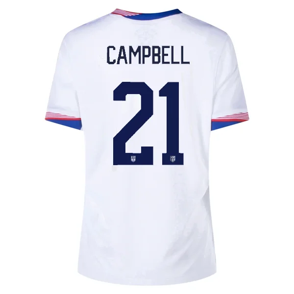 Nike Womens United States Carolyn Jane Campbell Home Jersey 24/25 (White)