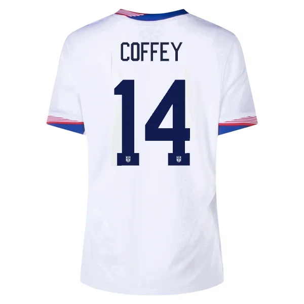 Nike Womens United States Sam Coffey Home Jersey 24/25 (White)