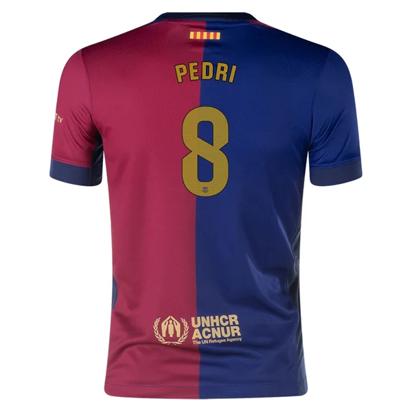 Nike Youth Barcelona Pedri Home Jersey 24/25 (Deep Royal/Club Gold)