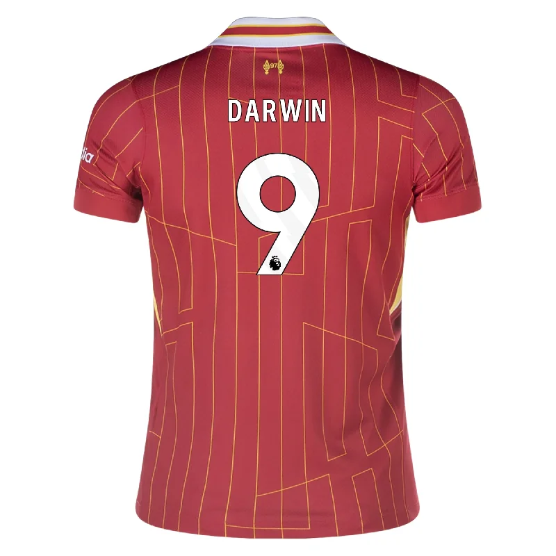 Nike Youth Liverpool Darwin Núñez Home Jersey 24/25 (Gym Red/Chrome Yellow)