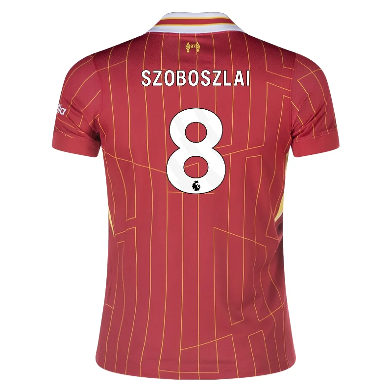 Nike Youth Liverpool Dominik Szoboszlai Home Jersey 24/25 (Gym Red/Chrome Yellow)