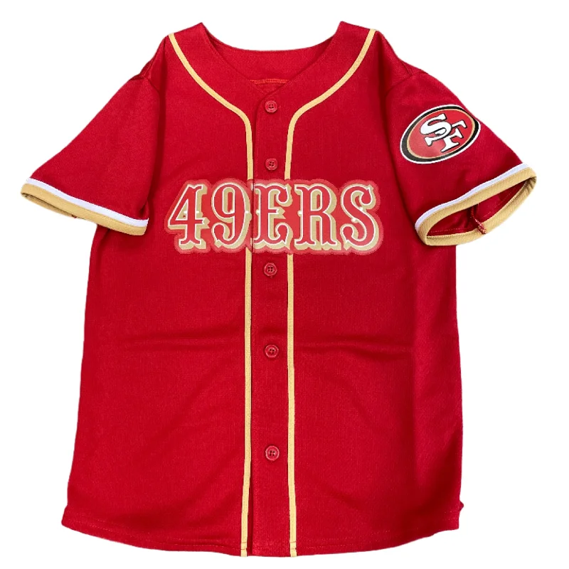 Nike Youth San Francisco 49ers Fashion Baseball Jersey - Red