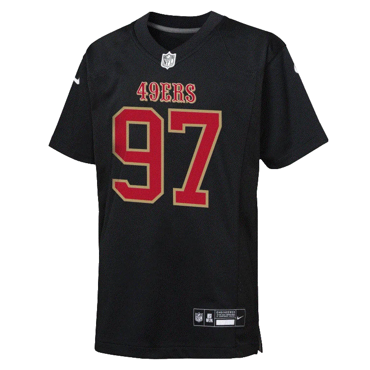 Nike Youth San Francisco 49ers "Nick Bosa #97" Player Jersey- Black