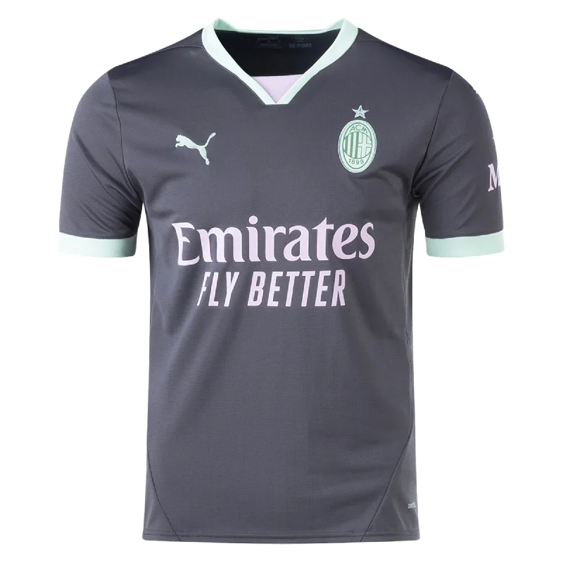 Puma AC Milan Third Jersey 24/25 (Shadow Gray/Fresh Mint)