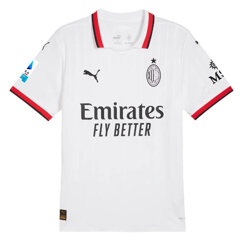 Puma AC Milan Away Jersey w/ Serie A Patch 24/25 (Puma White)