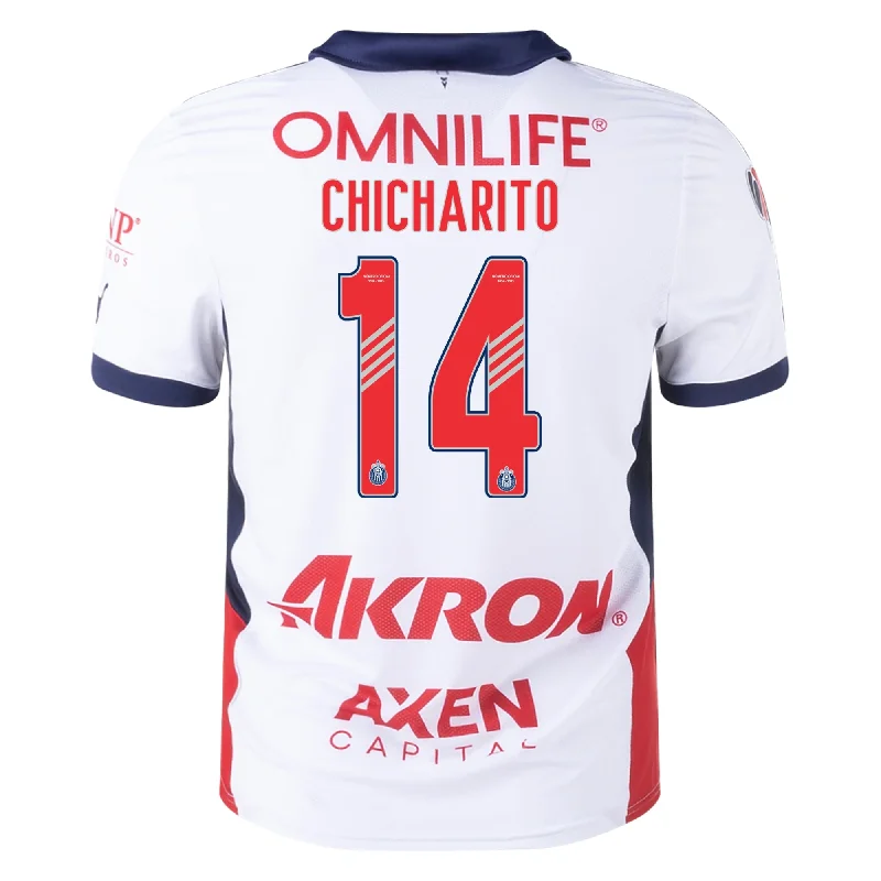 Puma Chivas Authentic Chicharito Away Jersey w/ Liga MX Patch 24/25 (Puma White)