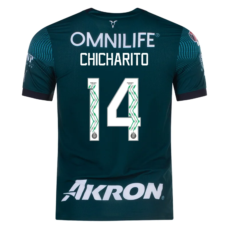 Puma Chivas Authentic Chicharito Third Jersey 23/24 (Malachite)