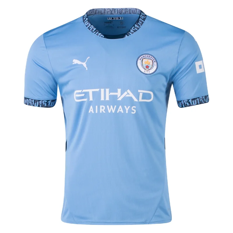 Puma Manchester City Home Jersey 24/25 (Team Light Blue/Marine Blue)