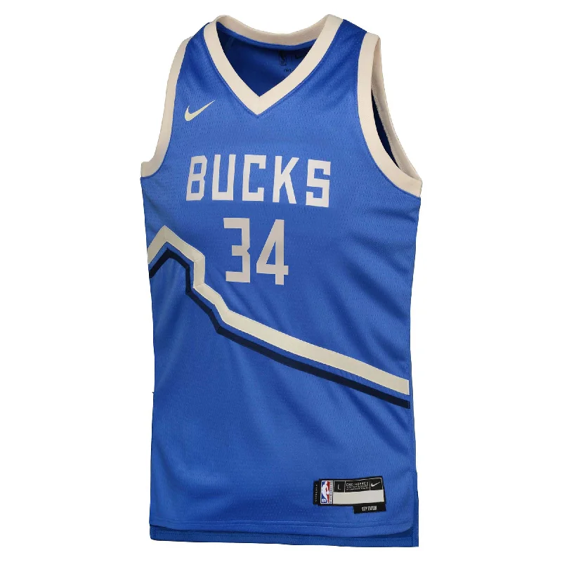 Junior's NBA Milwaukee Bucks Giannis Antetokounmpo 2024/25 City Edition Swingman Jersey