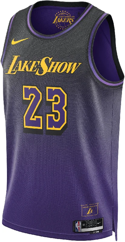 Men's NBA Los Angeles Lakers Lebron James 2024/25 City Edition Swingman Jersey