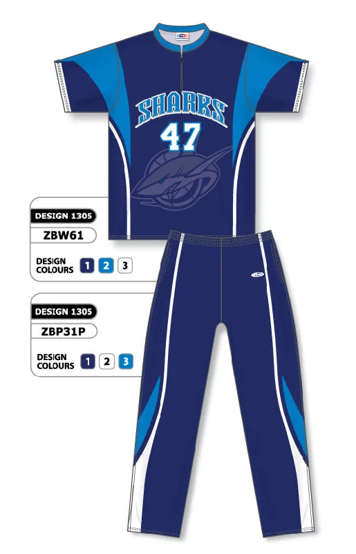 Athletic Knit Custom Sublimated Basketball Warm Up Set Design 1305