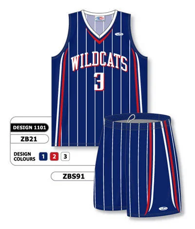 Athletic Knit Custom Sublimated Matching Basketball Uniform Set Design 1101