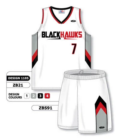 Athletic Knit Custom Sublimated Matching Basketball Uniform Set Design 1105