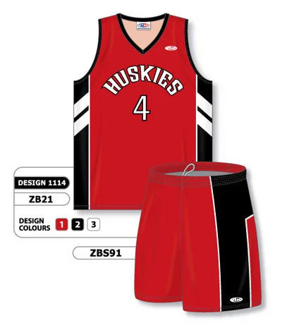 Athletic Knit Custom Sublimated Matching Basketball Uniform Set Design 1114