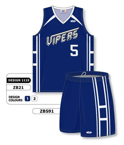 Athletic Knit Custom Sublimated Matching Basketball Uniform Set Design 1119