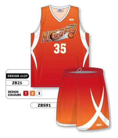 Athletic Knit Custom Sublimated Matching Basketball Uniform Set Design 1127